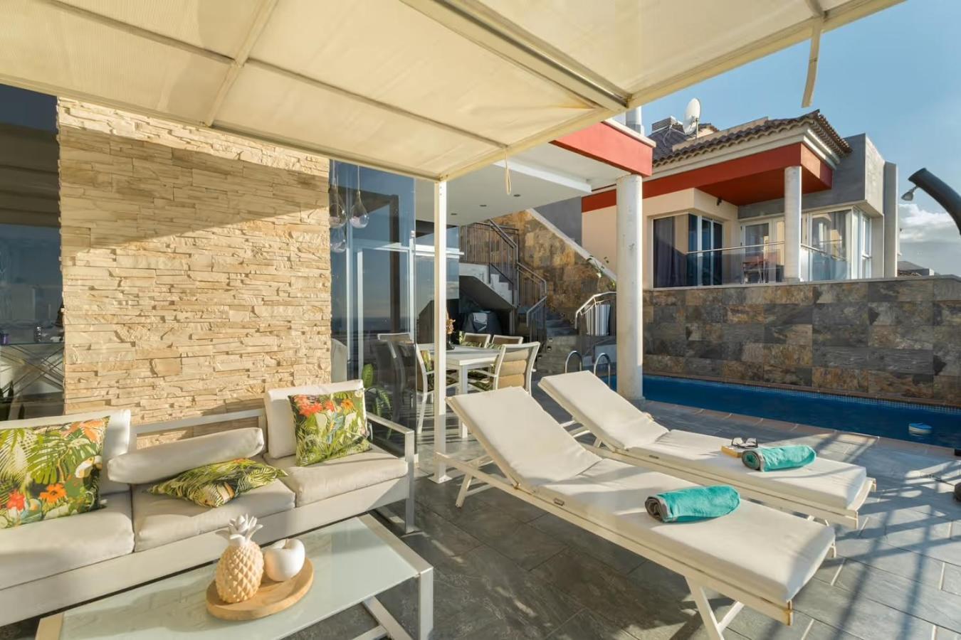 Villa Golden Horizon Con Piscina Privada Climatizada サンタ・ウルスラ エクステリア 写真