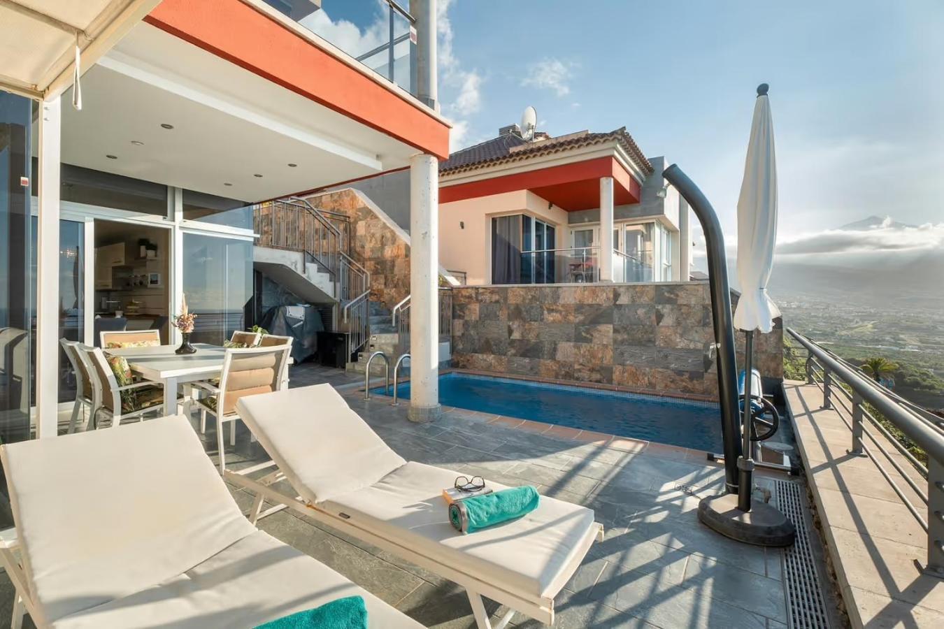 Villa Golden Horizon Con Piscina Privada Climatizada サンタ・ウルスラ エクステリア 写真