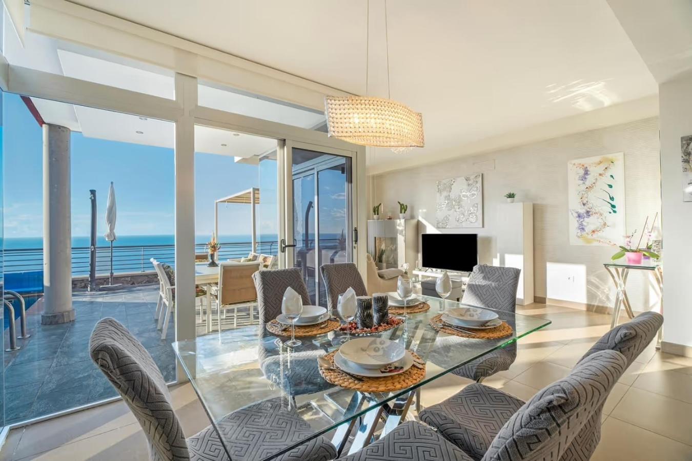Villa Golden Horizon Con Piscina Privada Climatizada サンタ・ウルスラ エクステリア 写真